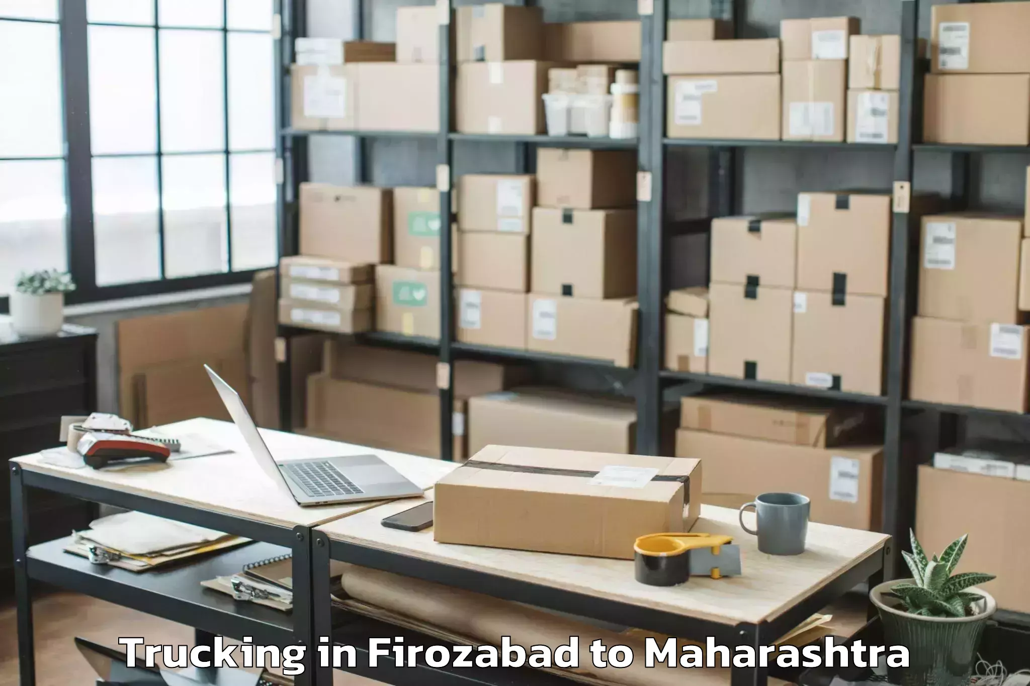 Easy Firozabad to Latur Trucking Booking